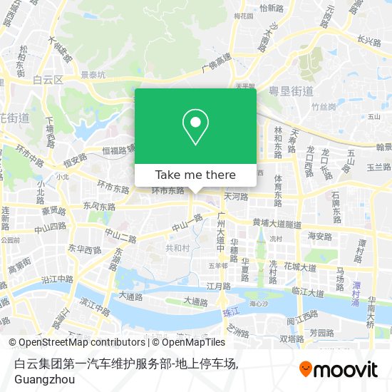 白云集团第一汽车维护服务部-地上停车场 map