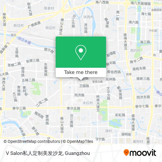 V Salon私人定制美发沙龙 map