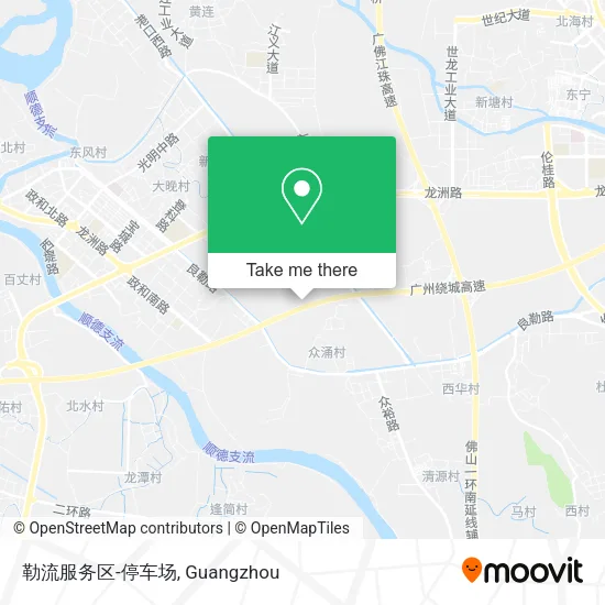 勒流服务区-停车场 map