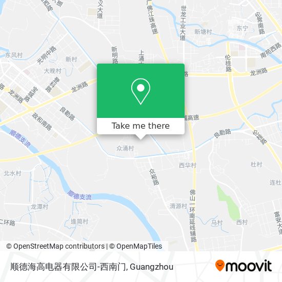 顺德海高电器有限公司-西南门 map