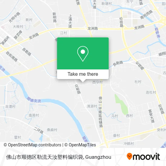 佛山市顺德区勒流天汝塑料编织袋 map