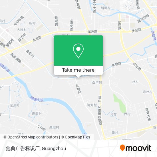 鑫典广告标识厂 map
