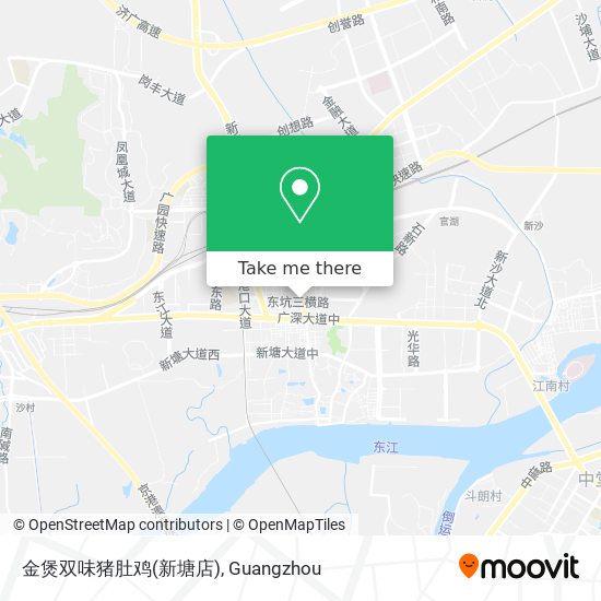 金煲双味猪肚鸡(新塘店) map