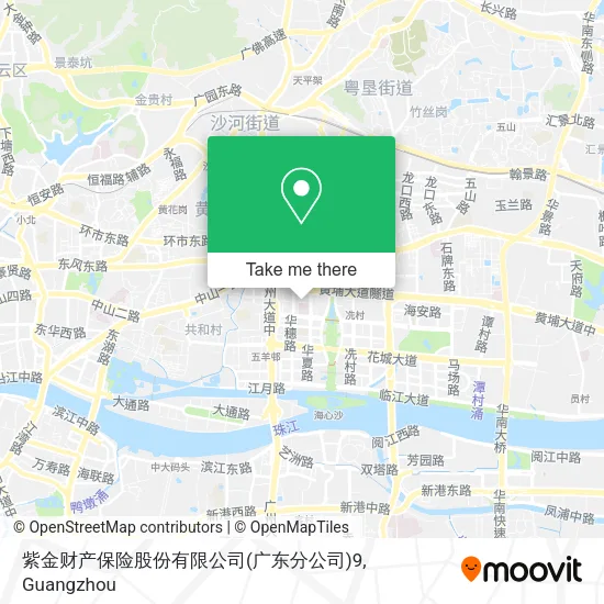 紫金财产保险股份有限公司(广东分公司)9 map