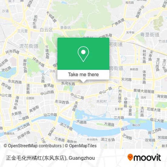正金毛化州橘红(东风东店) map
