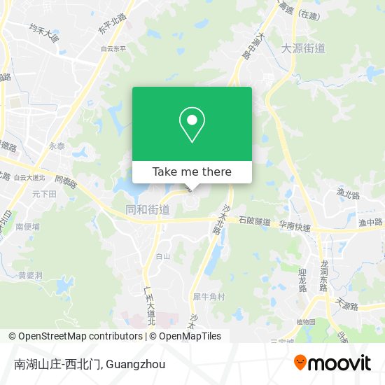 南湖山庄-西北门 map