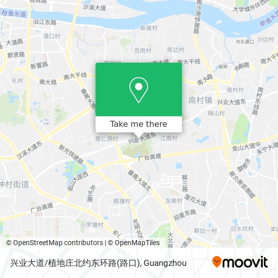 兴业大道/植地庄北约东环路(路口) map