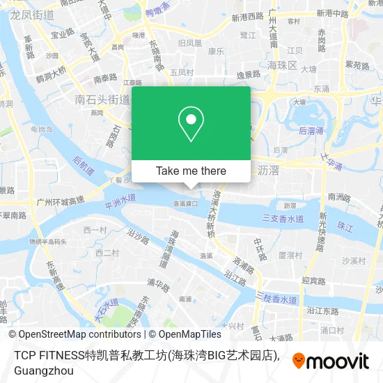 TCP FITNESS特凯普私教工坊(海珠湾BIG艺术园店) map