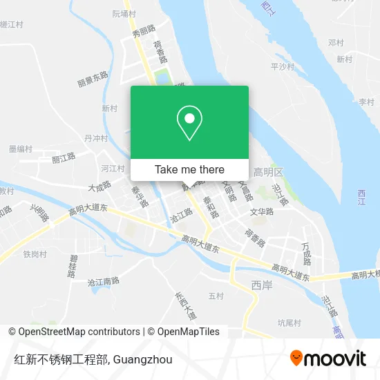 红新不锈钢工程部 map