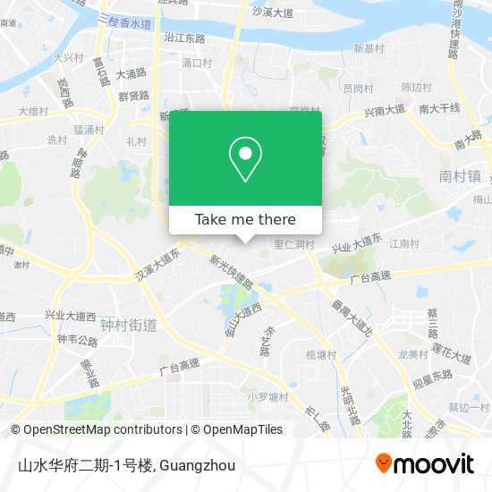 山水华府二期-1号楼 map