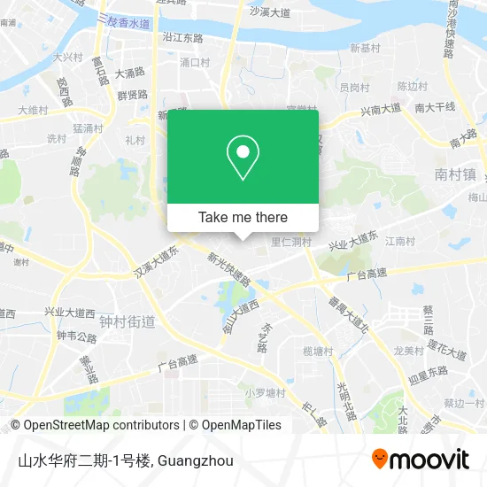 山水华府二期-1号楼 map