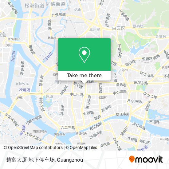 越富大厦-地下停车场 map