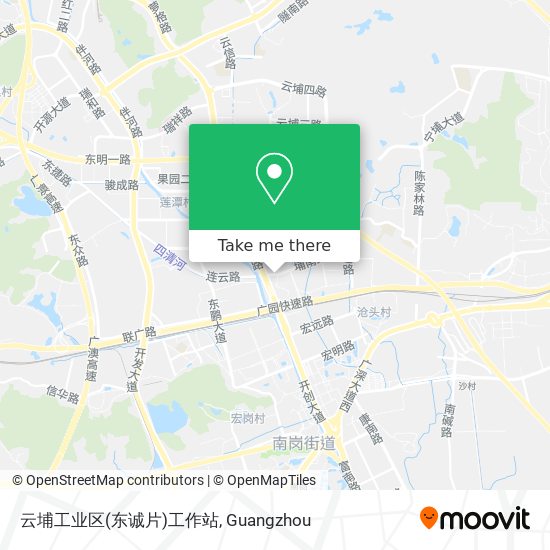 云埔工业区(东诚片)工作站 map