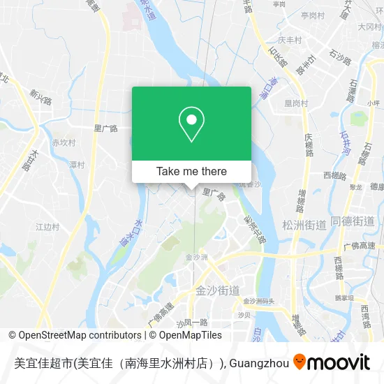 美宜佳超市(美宜佳（南海里水洲村店）) map