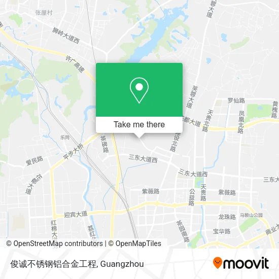 俊诚不锈钢铝合金工程 map