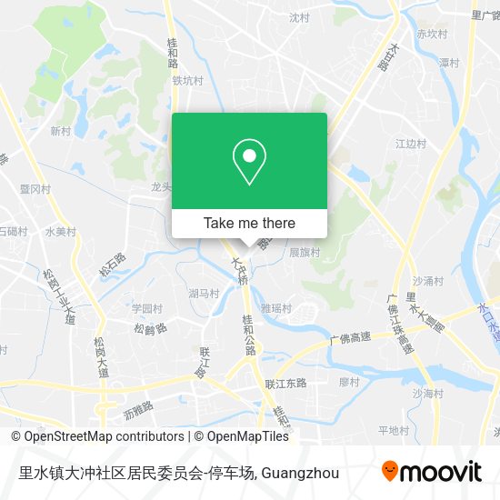 里水镇大冲社区居民委员会-停车场 map