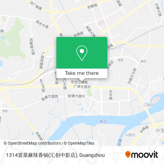 1314冒菜麻辣香锅(汇创中影店) map