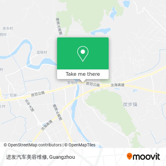 进发汽车美容维修 map