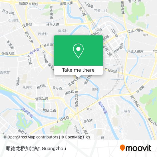 顺德龙桥加油站 map
