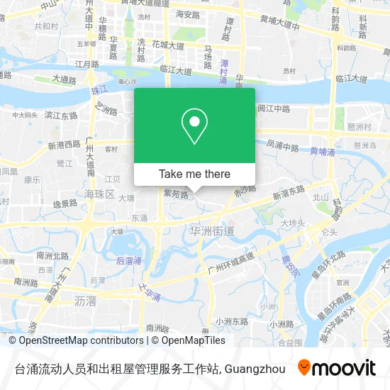 台涌流动人员和出租屋管理服务工作站 map