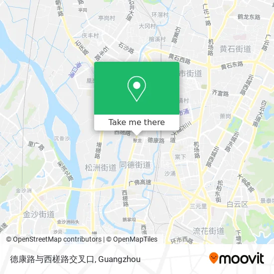 德康路与西槎路交叉口 map