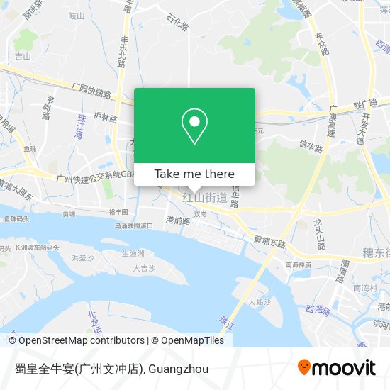 蜀皇全牛宴(广州文冲店) map