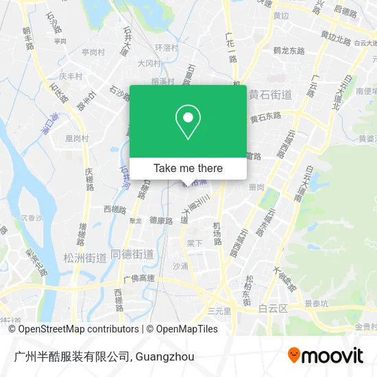 广州半酷服装有限公司 map