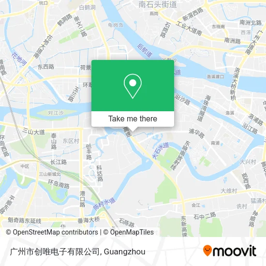 广州市创唯电子有限公司 map