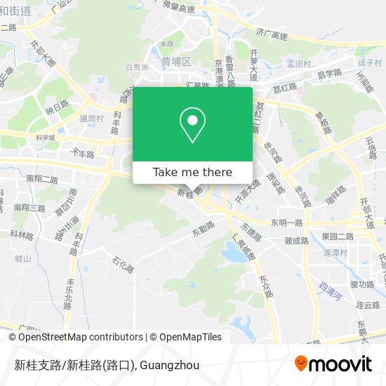 新桂支路/新桂路(路口) map