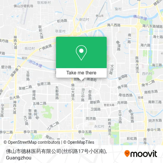 佛山市德林医药有限公司(丝织路17号小区南) map