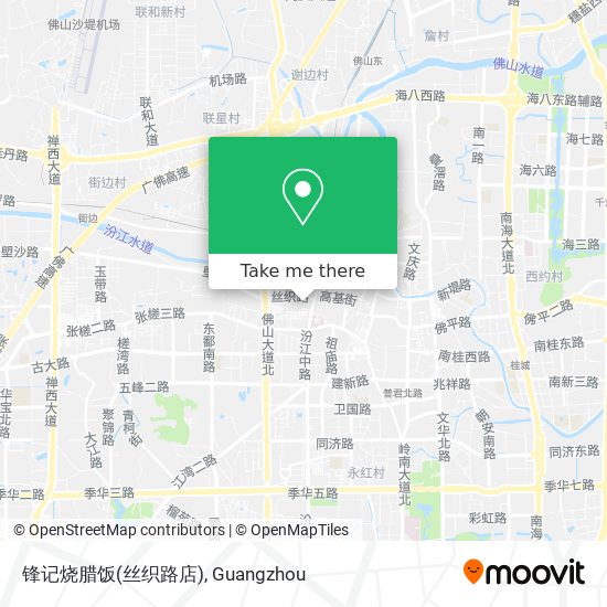 锋记烧腊饭(丝织路店) map