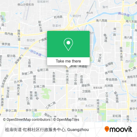祖庙街道·红棉社区行政服务中心 map