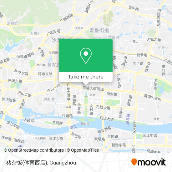 猪杂饭(体育西店) map