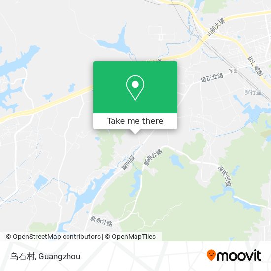 乌石村 map