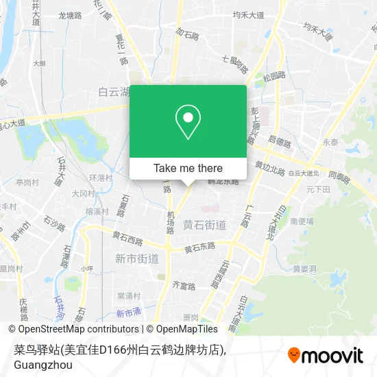 菜鸟驿站(美宜佳D166州白云鹤边牌坊店) map