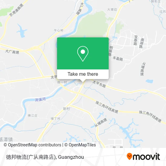 德邦物流(广从南路店) map