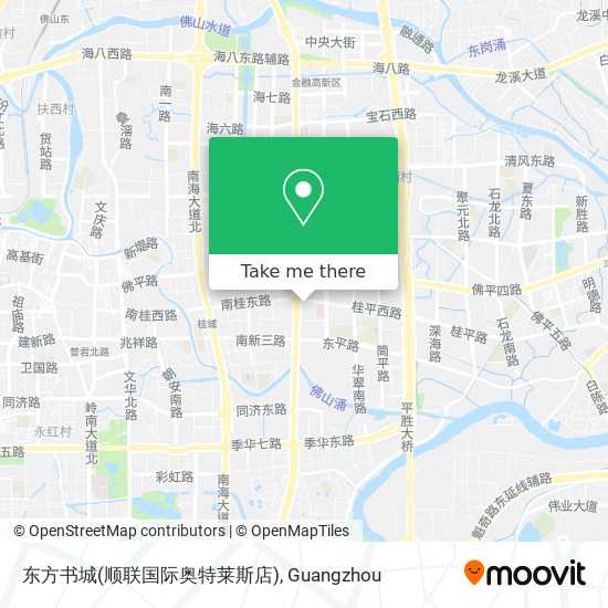 东方书城(顺联国际奥特莱斯店) map