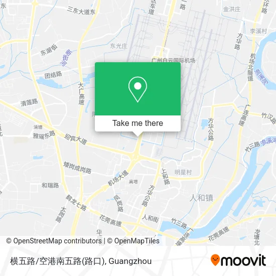 横五路/空港南五路(路口) map