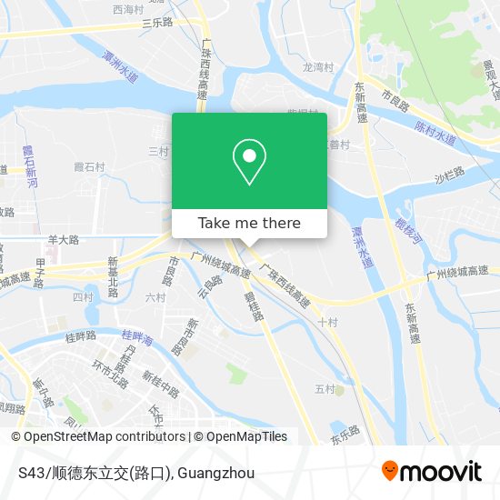 S43/顺德东立交(路口) map