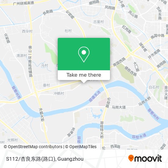 S112/杏良东路(路口) map