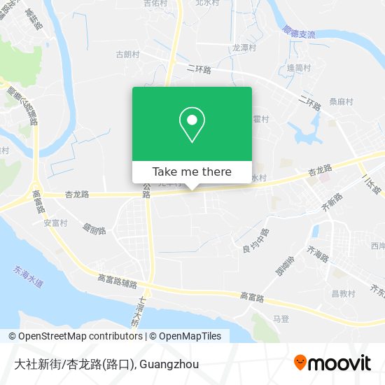 大社新街/杏龙路(路口) map