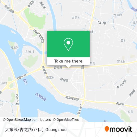 大东线/杏龙路(路口) map