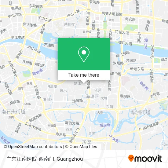 广东江南医院-西南门 map