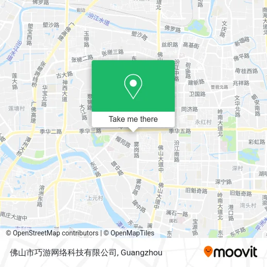 佛山市巧游网络科技有限公司 map