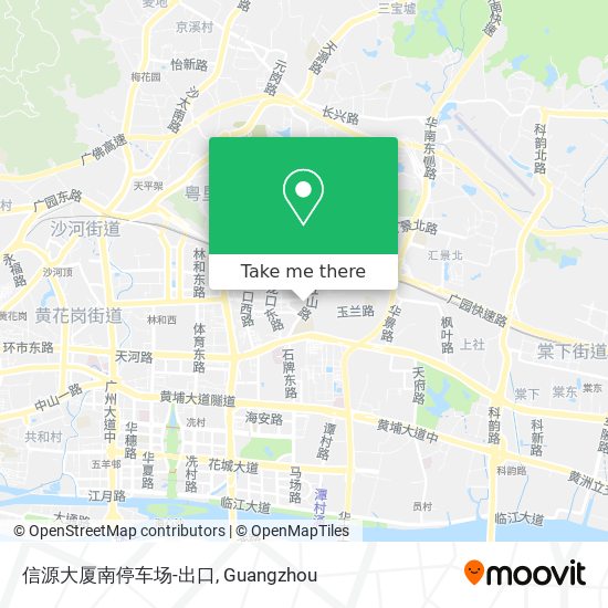 信源大厦南停车场-出口 map