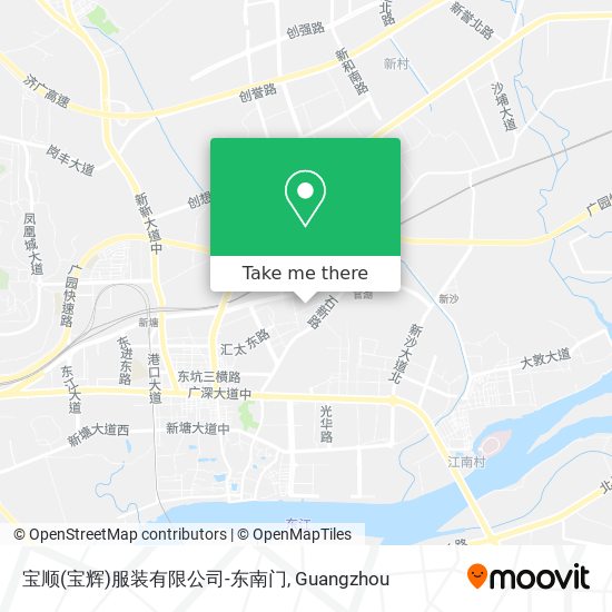 宝顺(宝辉)服装有限公司-东南门 map