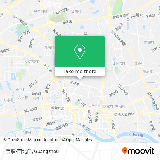 宝联-西北门 map