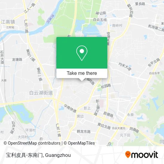 宝利皮具-东南门 map