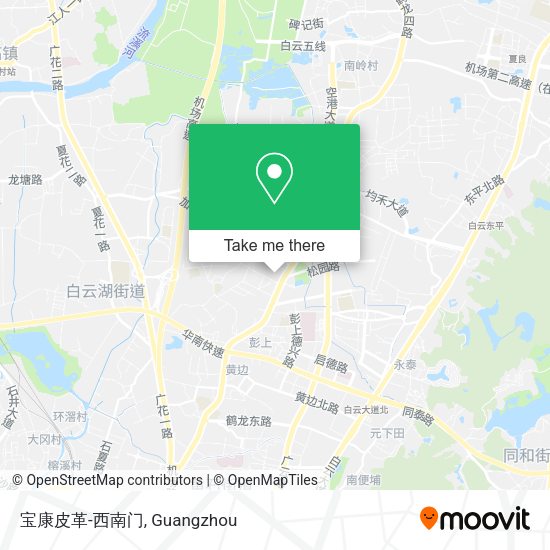 宝康皮革-西南门 map