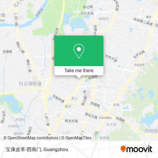 宝康皮革-西南门 map